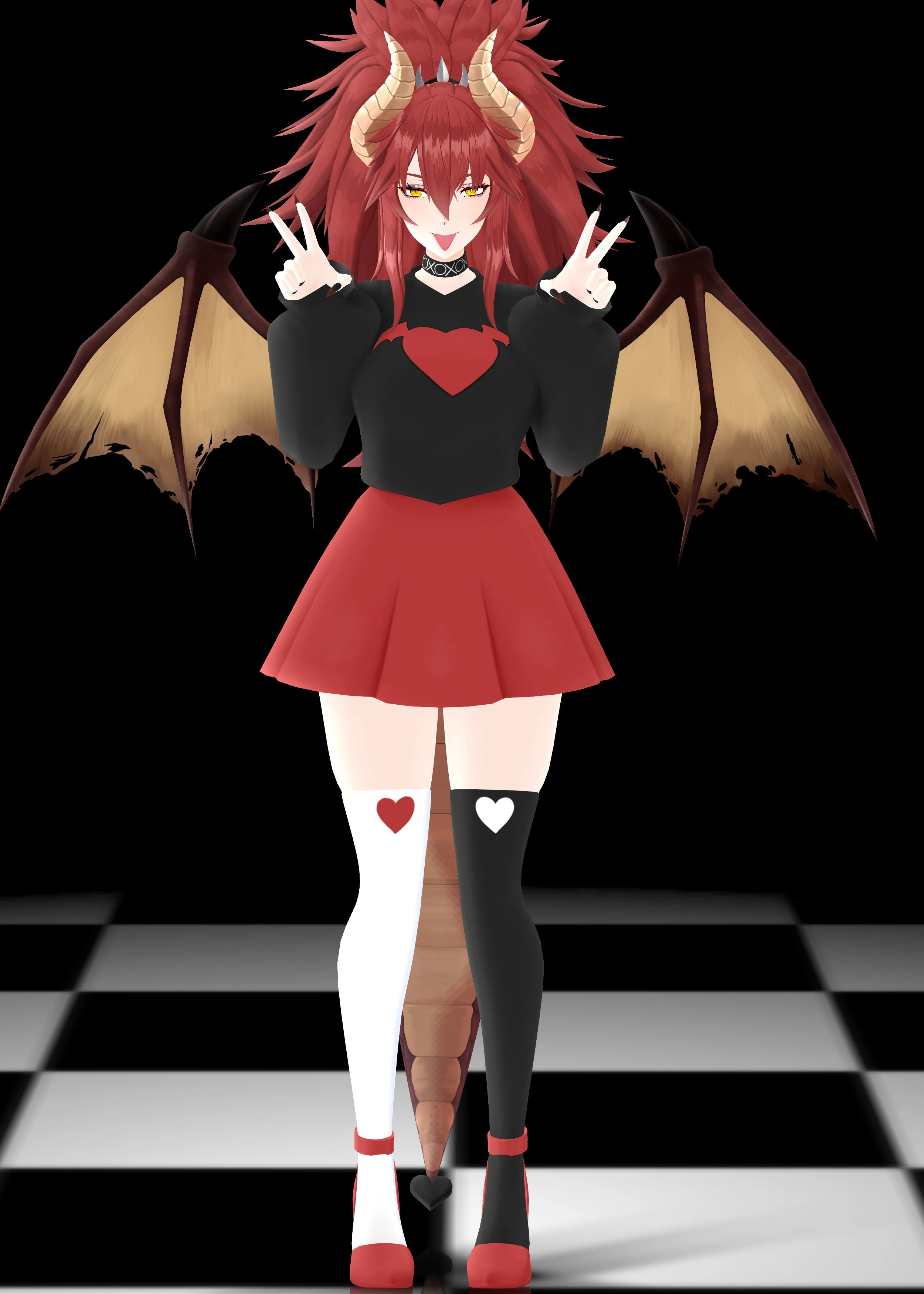 Zentreya Valentine outfit 2022 by MaydayfireballC