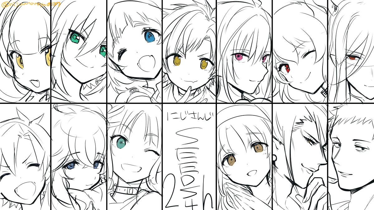 NIJISANJI SEEDS 1st Generation by Ninahachi