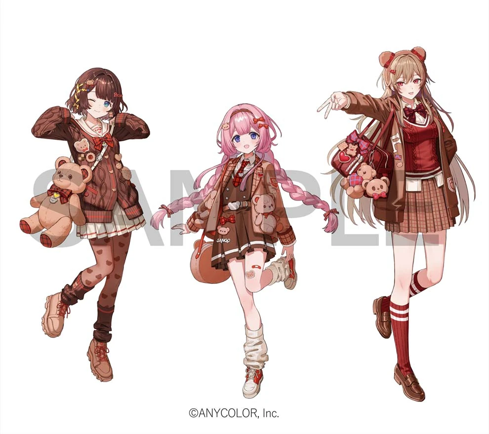 Beary School Time Goods Illustration by Nana Tetra