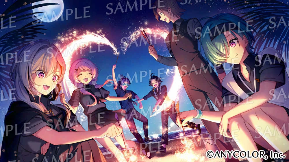 Nanajigen Seitokai August 2025 Youtube Membership Wallpaper<br>by Unabara Kairo
