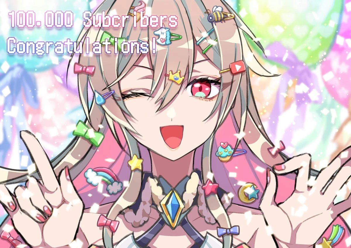 100,000 Subscribers Illustration<br>by Masuda