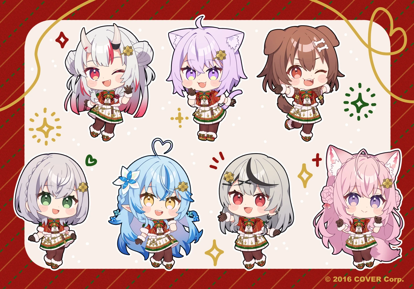 hololive Sweet Happy Holiday Merch by Akebi Ashita
