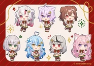 Hololive Sweet Happy Holiday Merch SD Illustration by Akebi Ashita.jpg (658 KB) hololive Sweet Happy Holiday Merch by Akebi Ashita