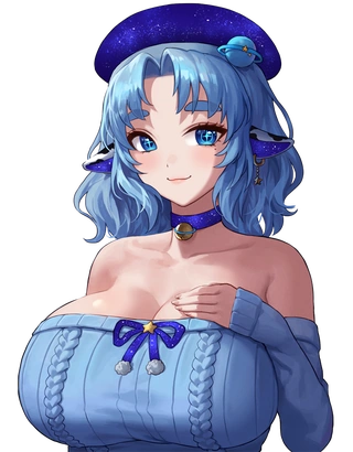 Art of Milky's old Cosmic Cow-cat design