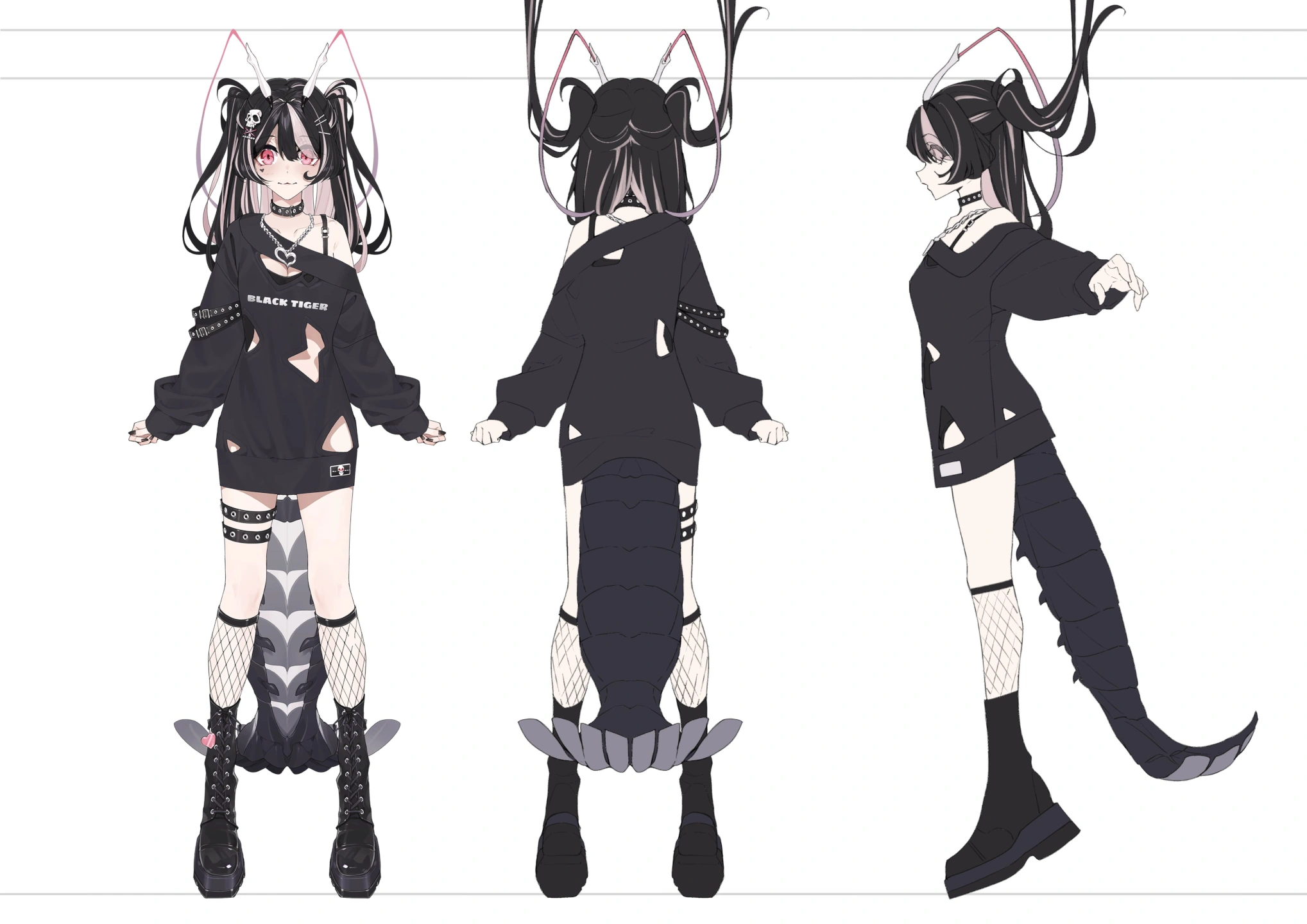 2nd Outfit Reference Sheet by Kamamesigogo123