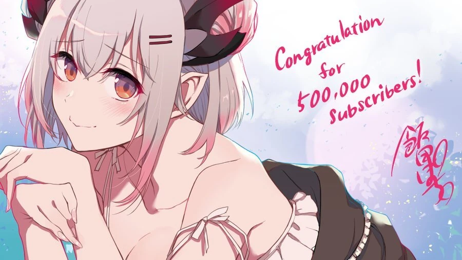 Suou Patra 500,000 Subscribers Illustration