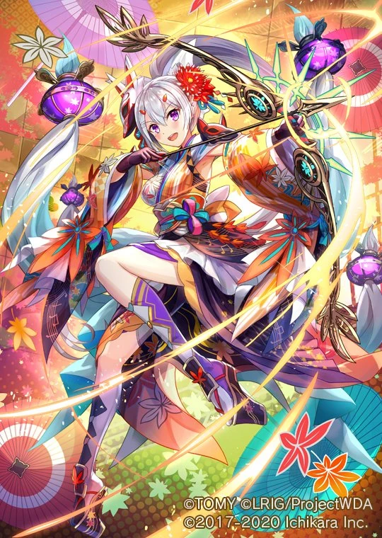 Kaede Card for the WIXOSS preconstructed deck "DIVA DEBUT DECK Nijisanji ver. Sanbaka" by hokuyu