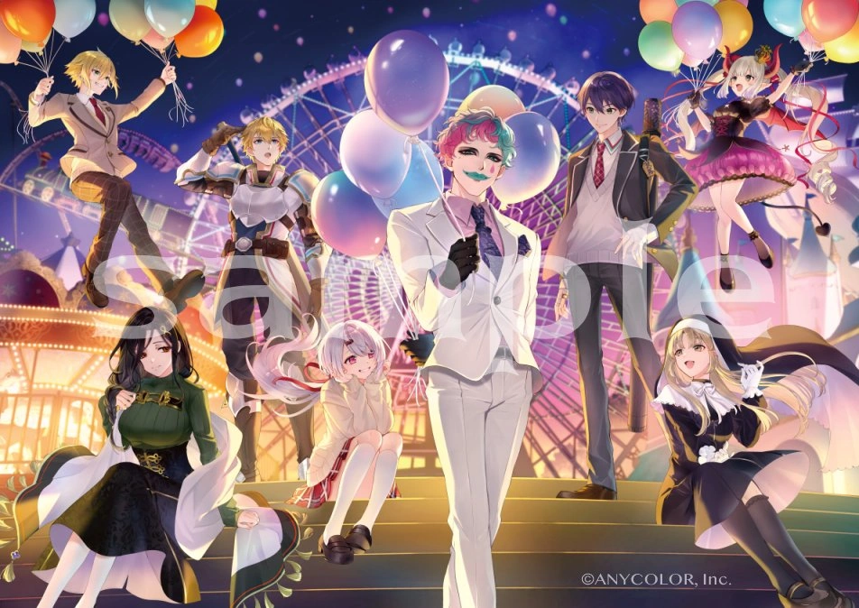 Nijisanji's Strange Tales 2024 Goods Illustration<br>by Naruka