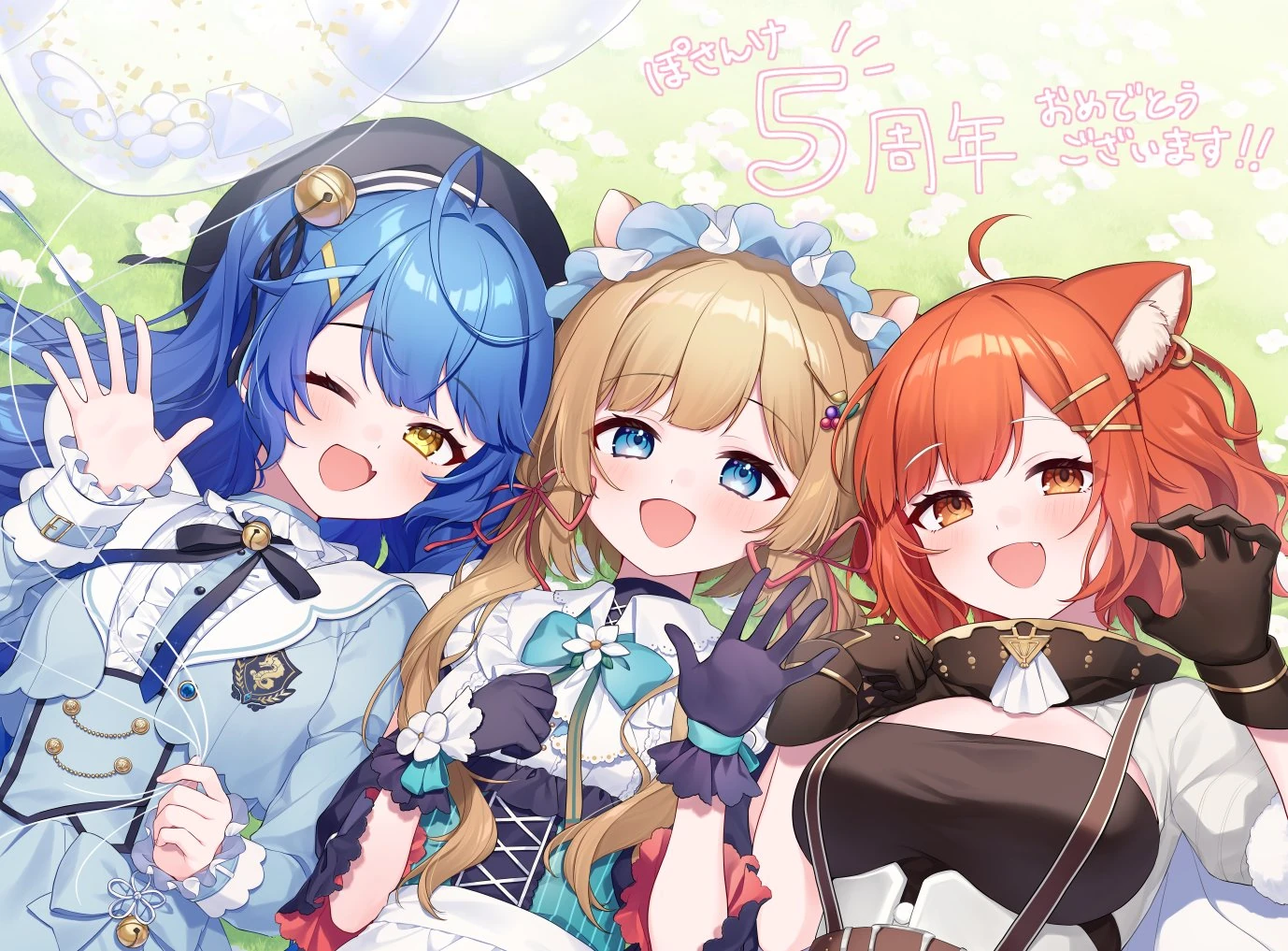 Posanke 5th Anniversary Support Ad Illustration<br>by Yamabukiiro