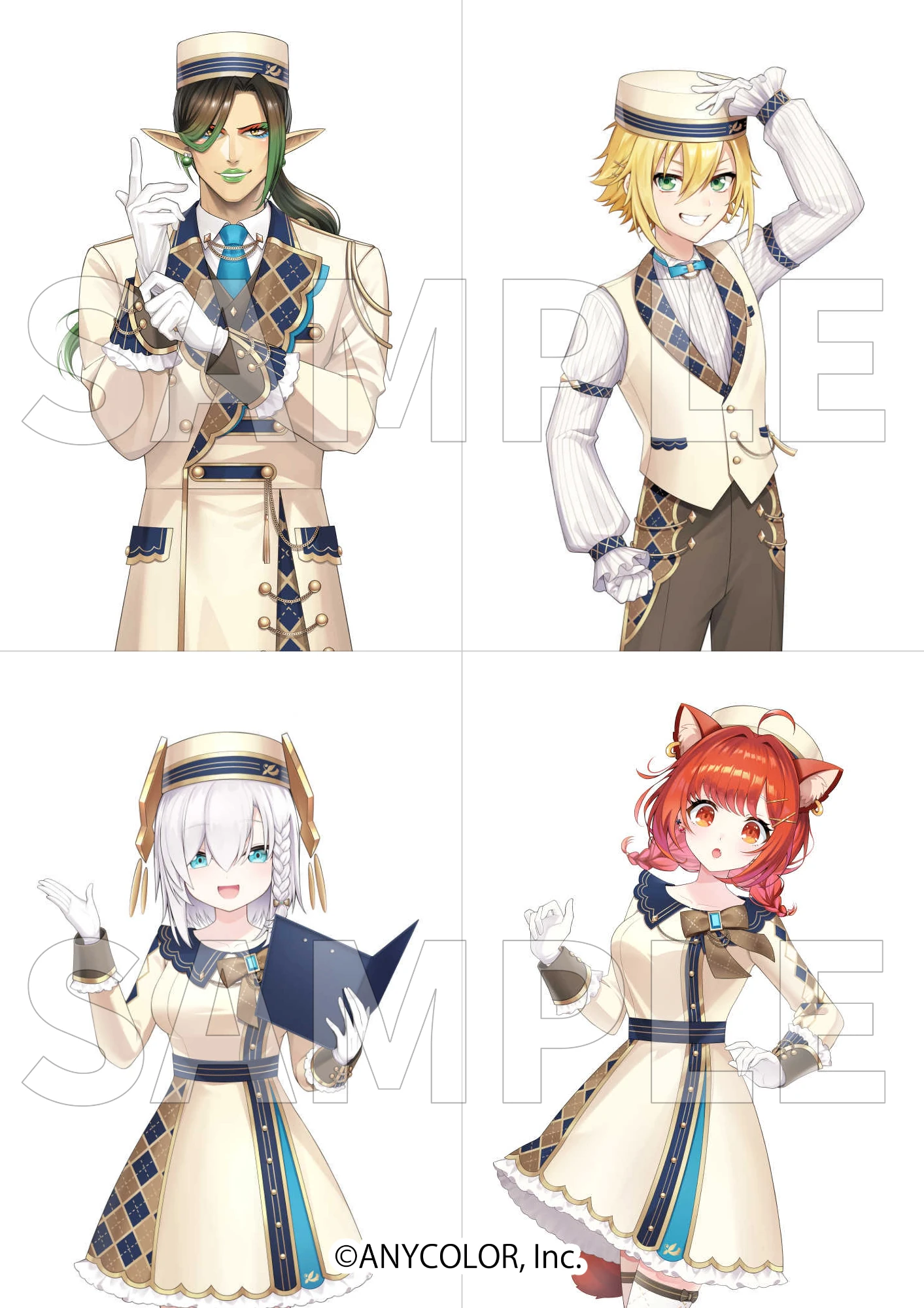 NIJISANJI x Bandai Wafers Card Illustration by Momotaro