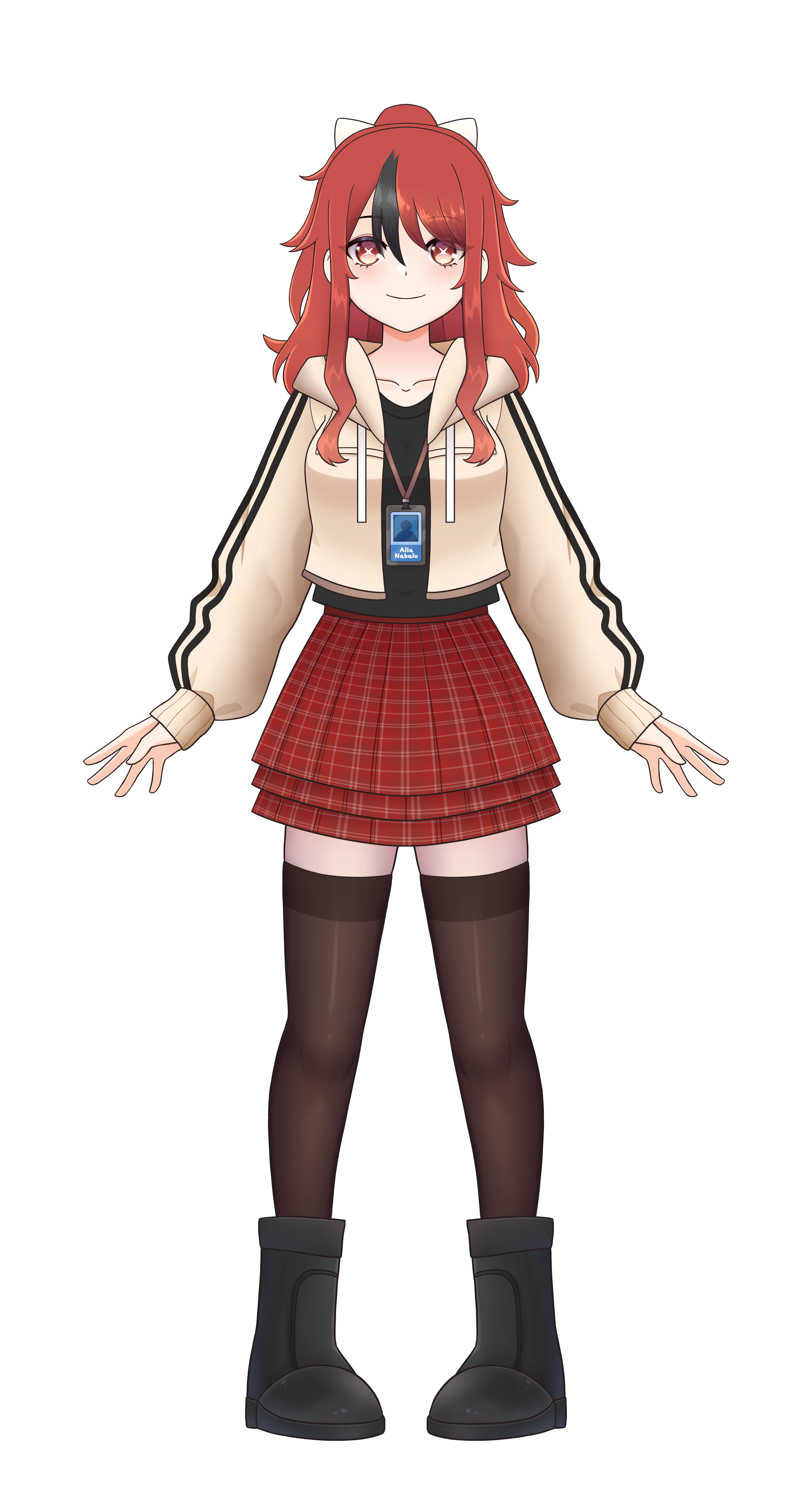 Alia Nabalu in her normal outfit