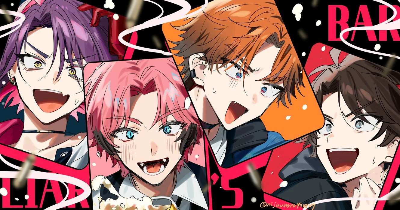 Cute Men's Pirates NIJISANJI Pirate King 2024 Illustration<br>by Ninahachi