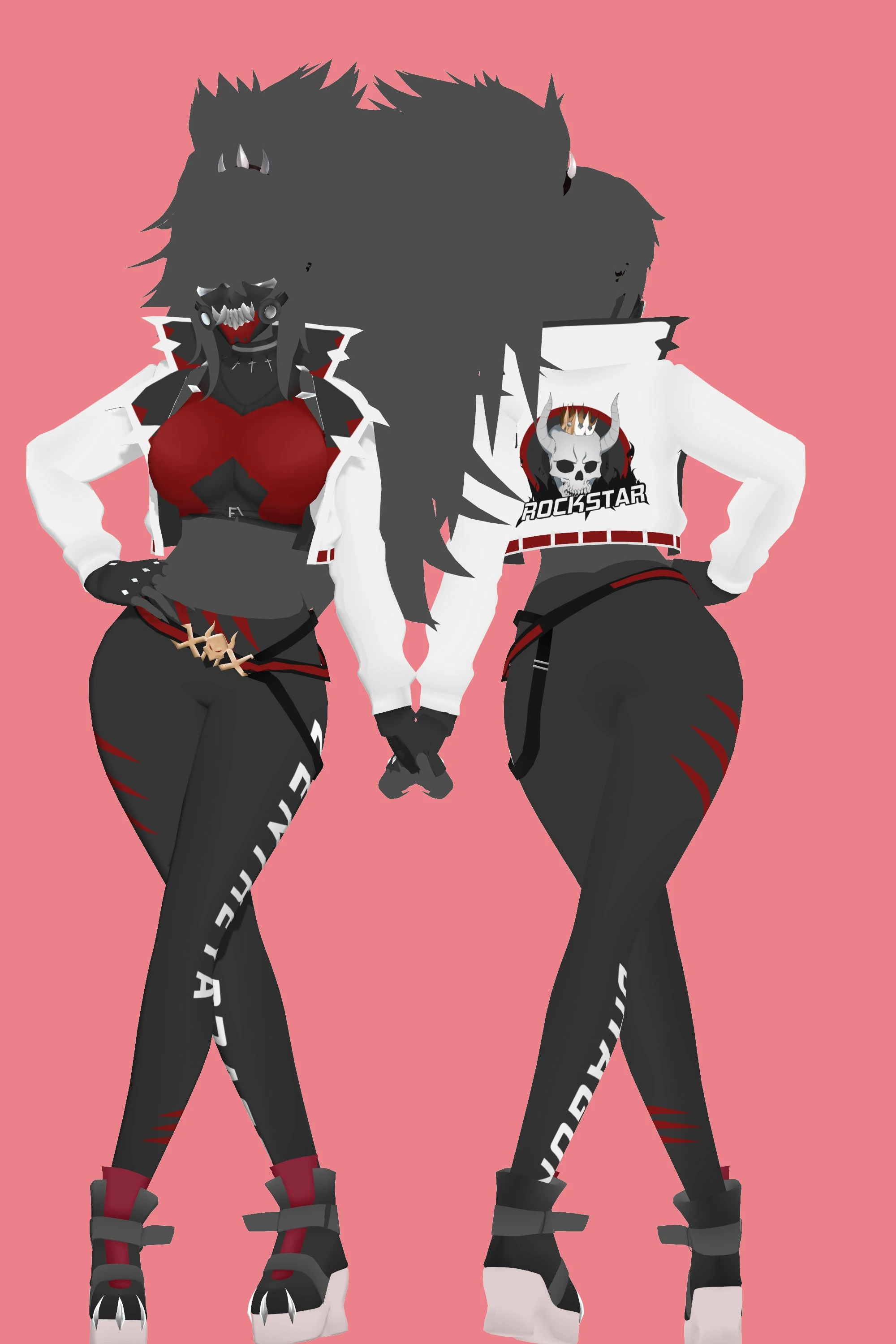 Cybertreya 3D clothes ref by MaydayfireballC