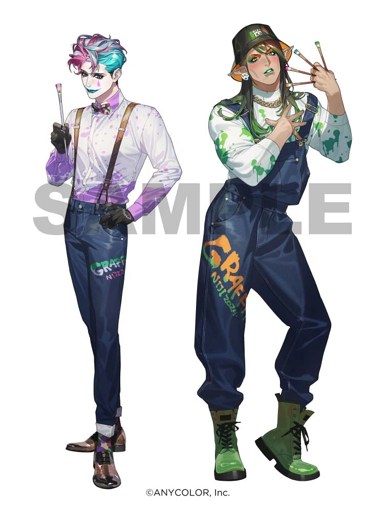 NIJI GRAFFITI 2 Goods Illustration by Sainosuke