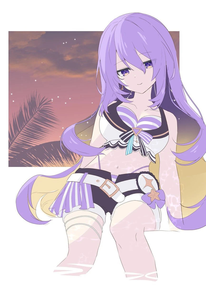 Moona in Hololive Summer 2023<br>by Nyori