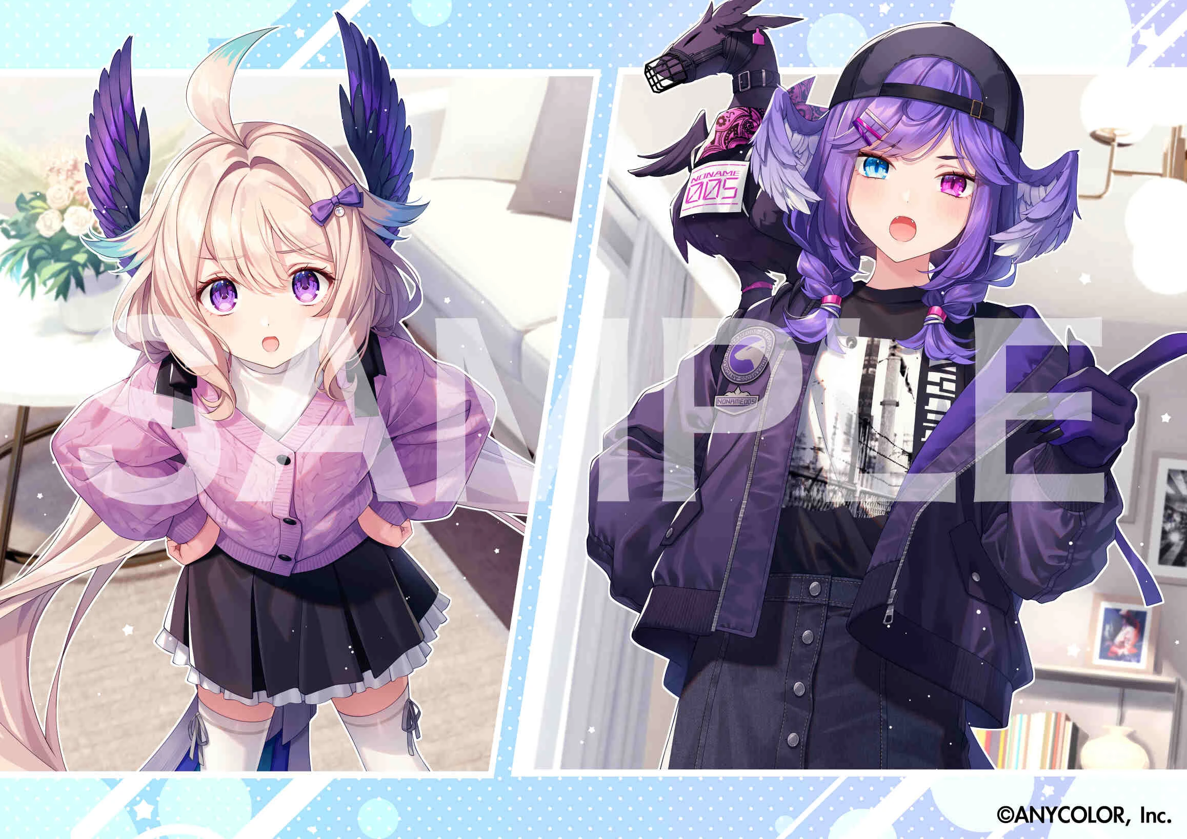 NIJISANJI Pampering Voice & Scolding Voice Illustration<br>by Bushi