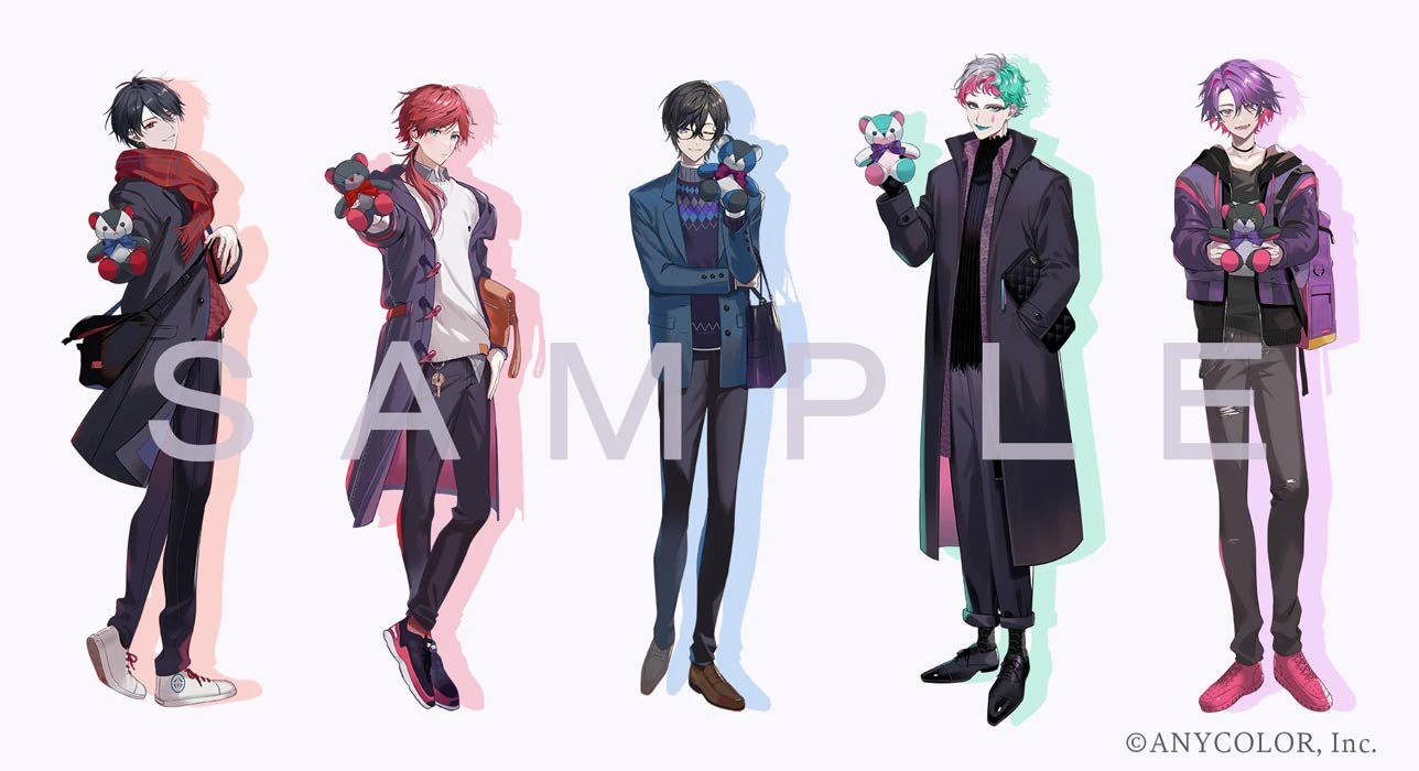 Nijisanji White Day Goods & Voice 2023 Illustration by AIó