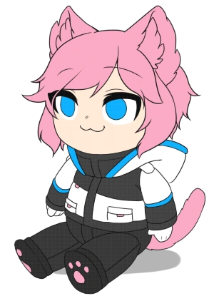 Pixel plushie<br>(by catboymech)