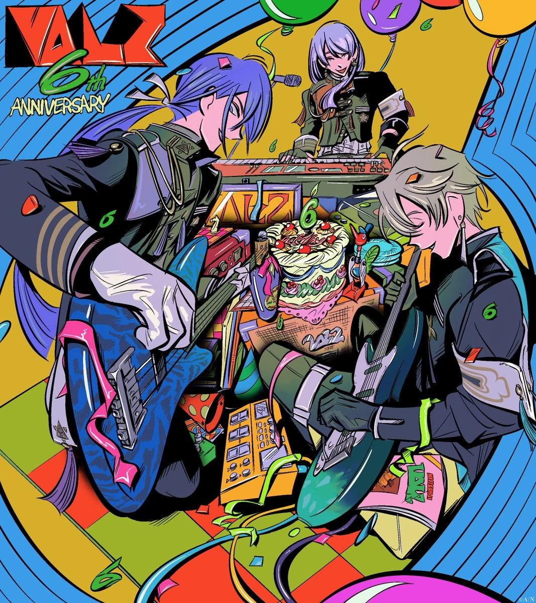 VΔLZ 6th Anniversary Illustration by TEL