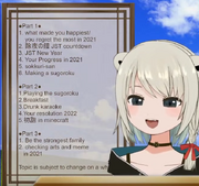 Beatani New Year stream tasks