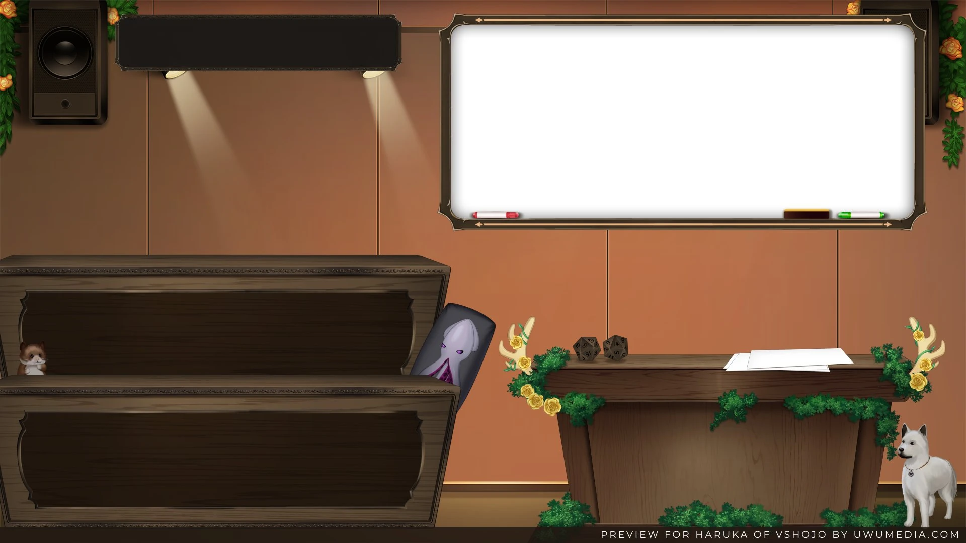 Baldurs Gate 3 Lecture Hall Backdrop by UWU MEDIA