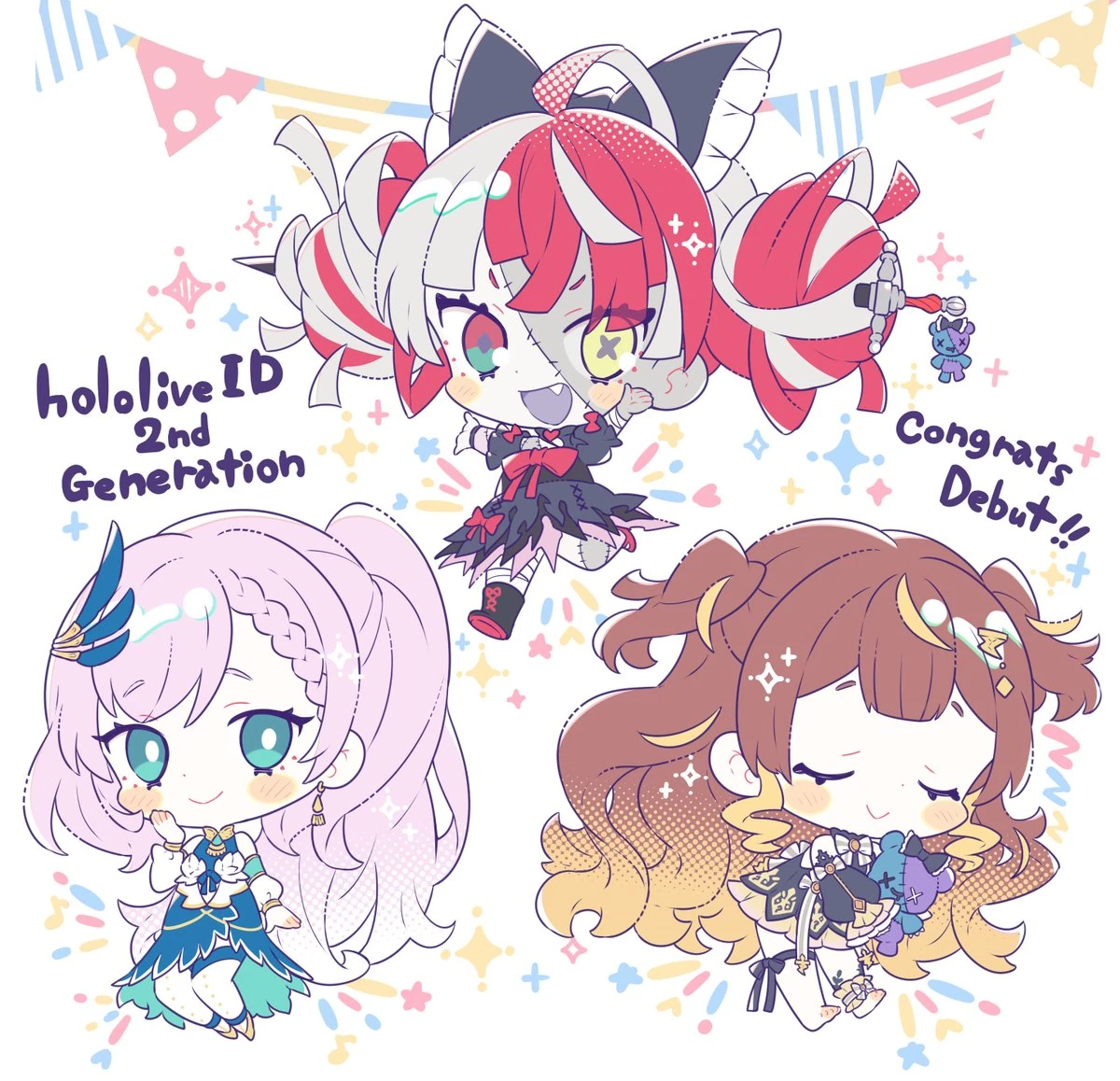 Hololive ID Gen 2 debut<br>by Uekura Eku