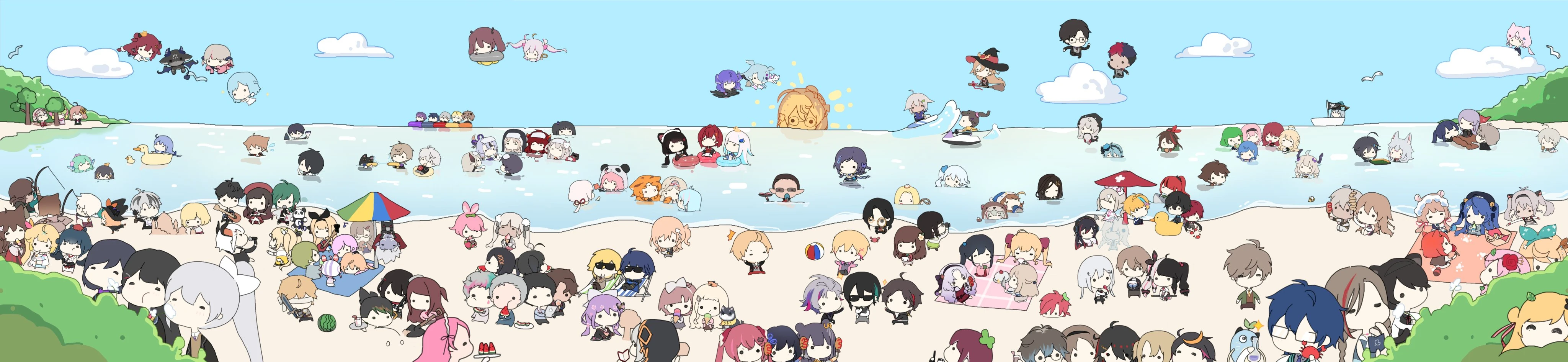 NIJISANJI on the Beach<br>by Yang Nari