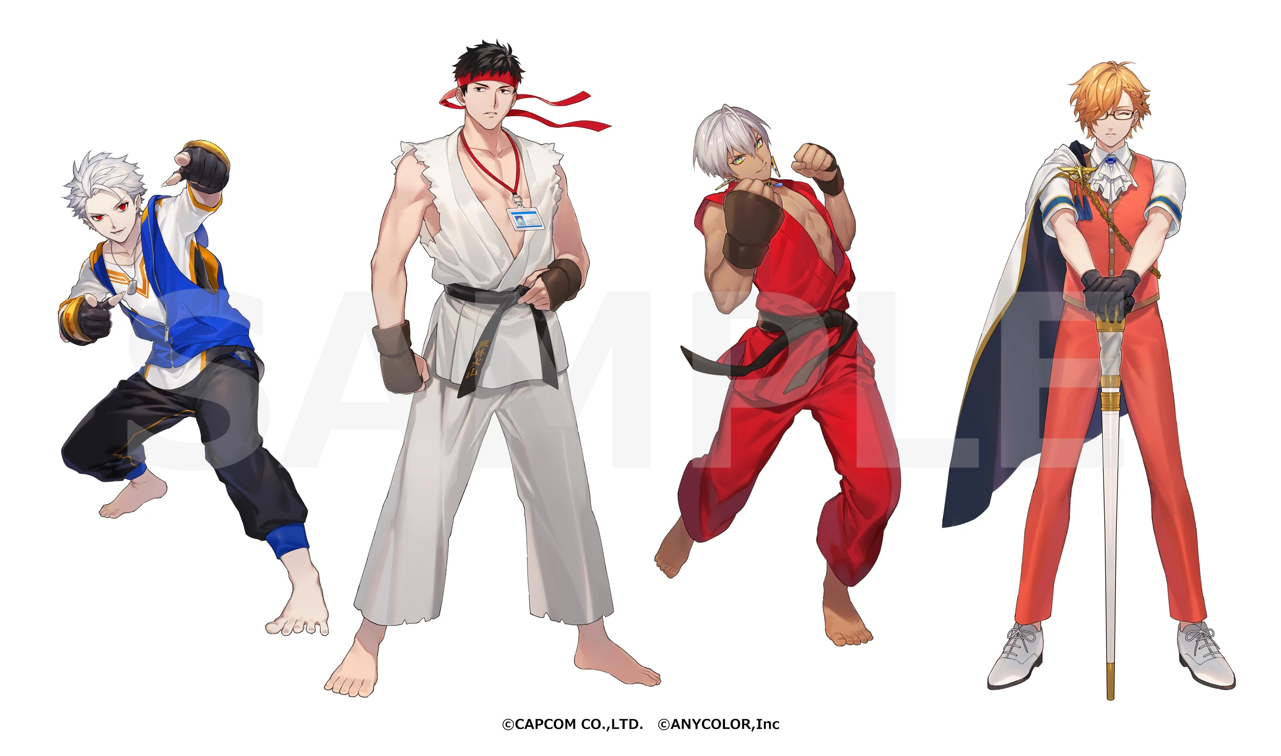 NIJISANJI x Street Fighter 6 Collaboration Illustration<br>by Nakahara