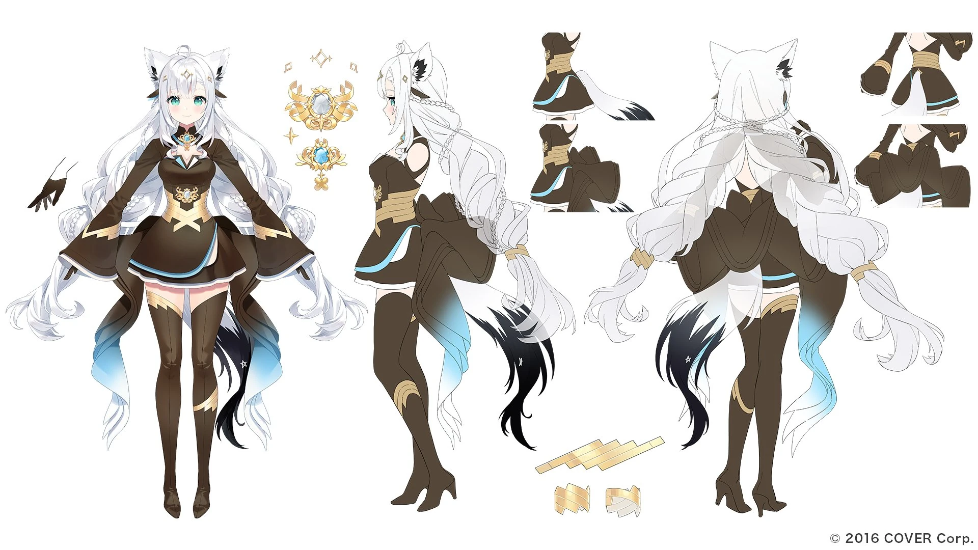 Magical Girl holoWitches! Character Concept Illustration<br>by Ancotaku