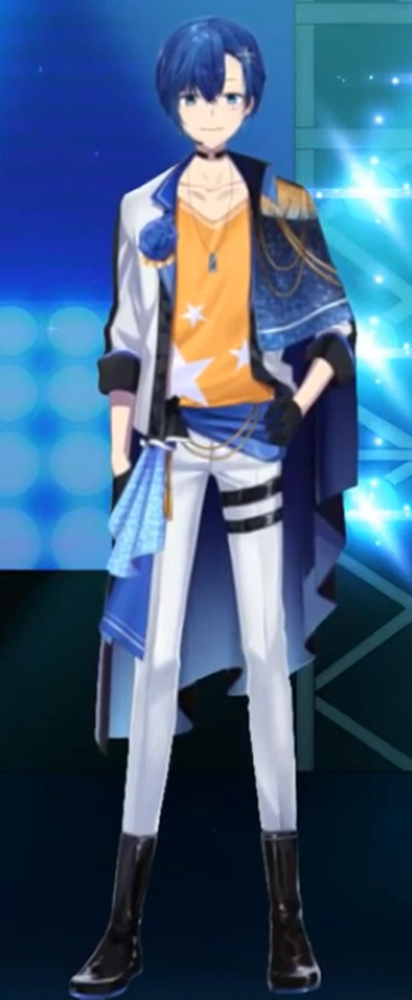 Junichi wears Idol outfit Full appearance