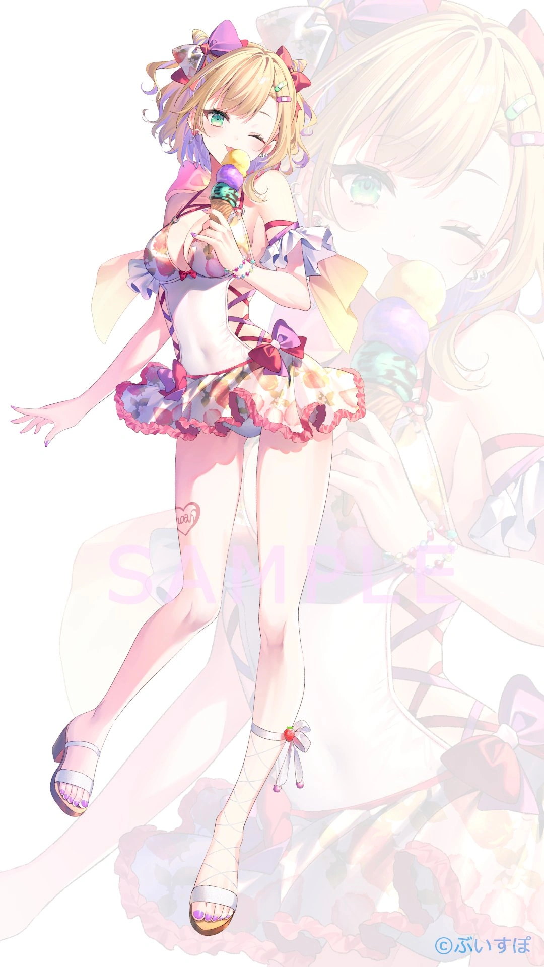 Summer Vacation Goods Illustration<br>by [https://x.com/rityulate/status/1818960092106309939 Riichu]