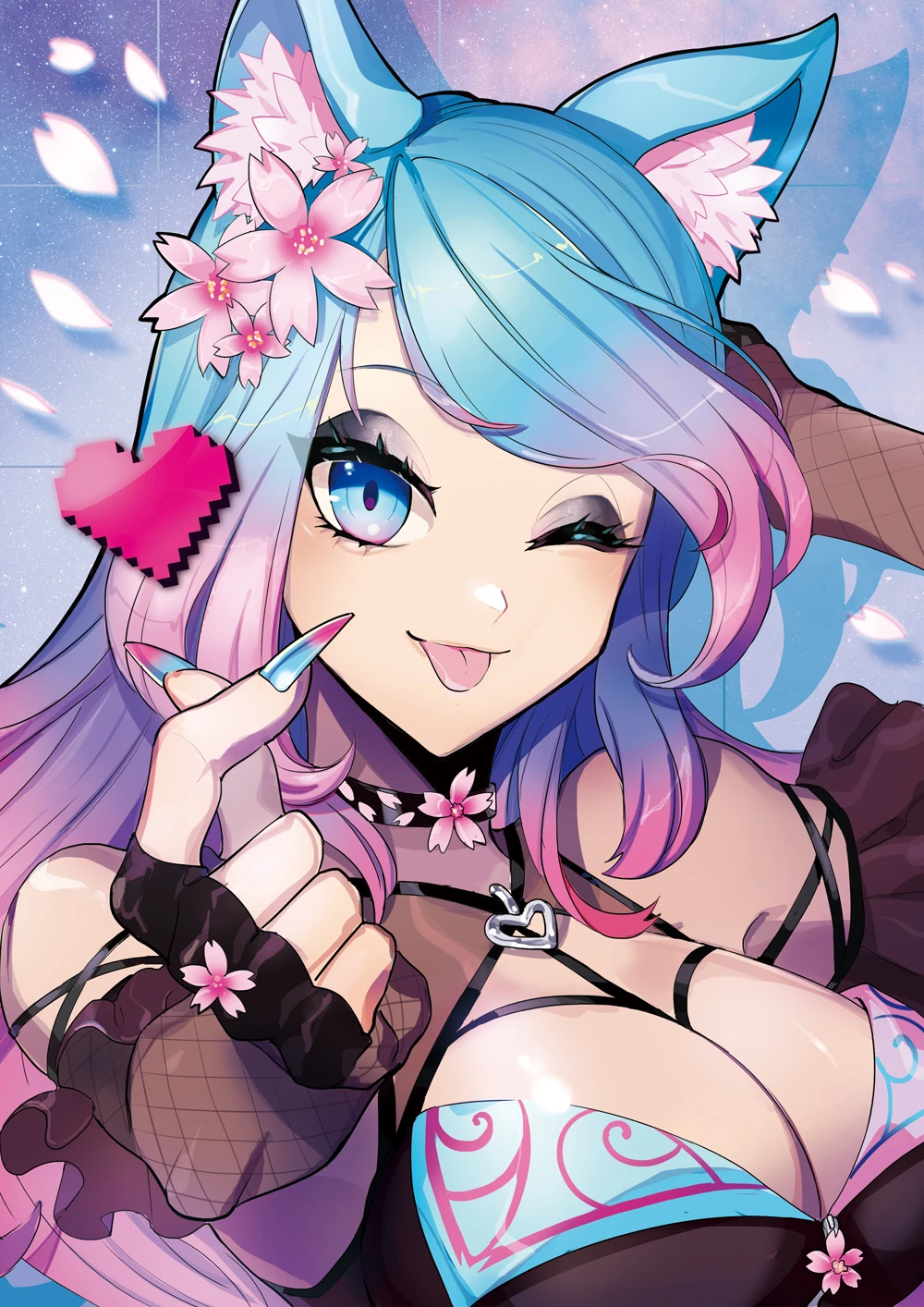 Silvervale Second Vshojo Protrait by puppeteer7777