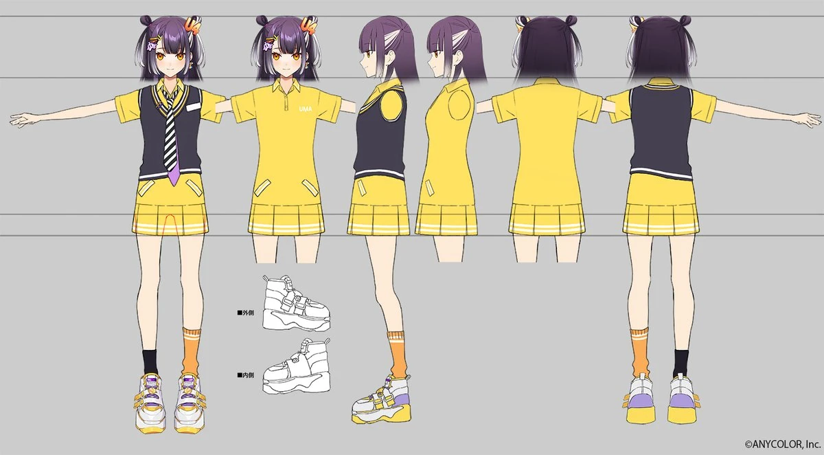 Reference Sheet (No Jacket)