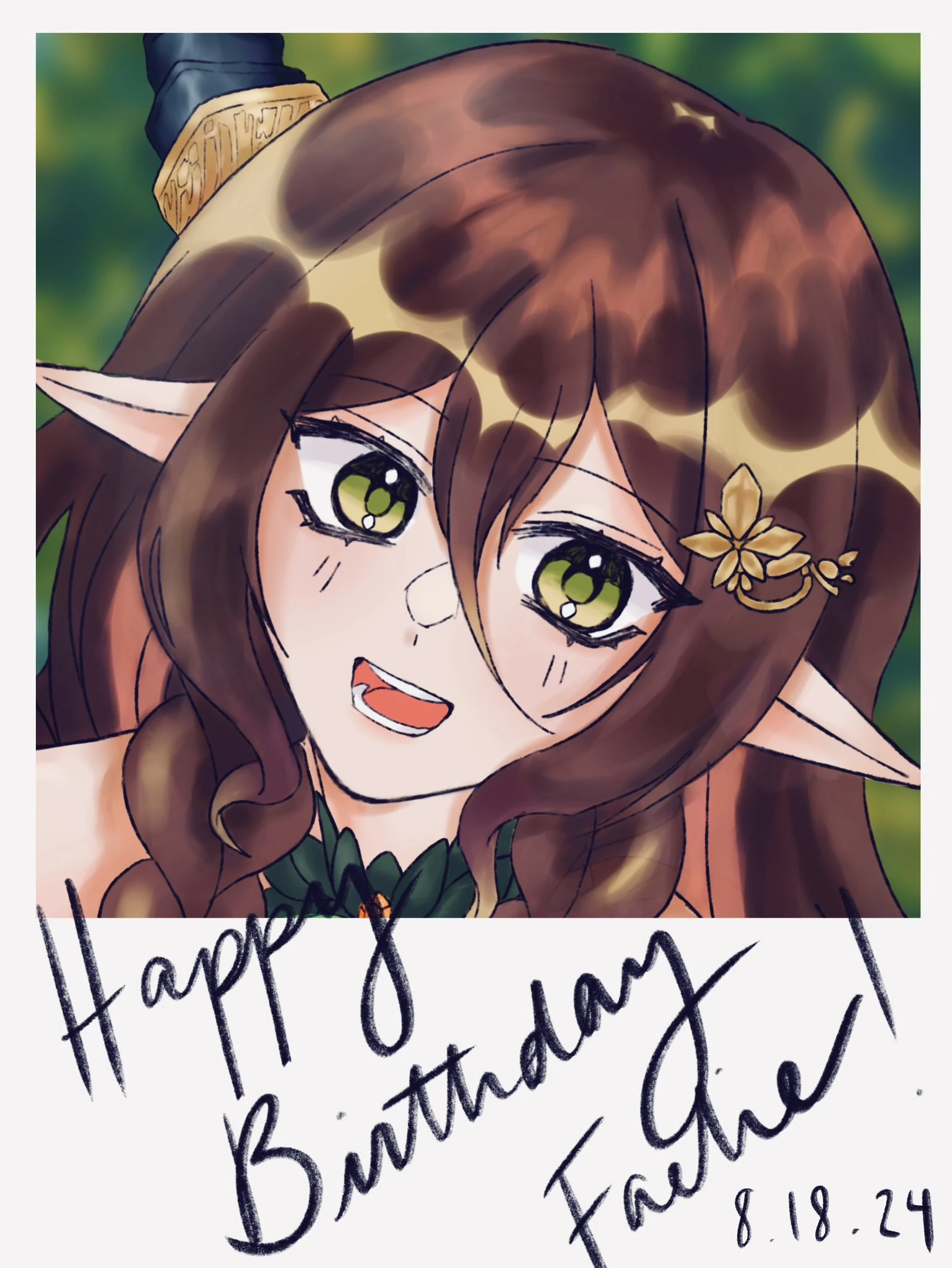 Faelie Fallwood birthday portrait