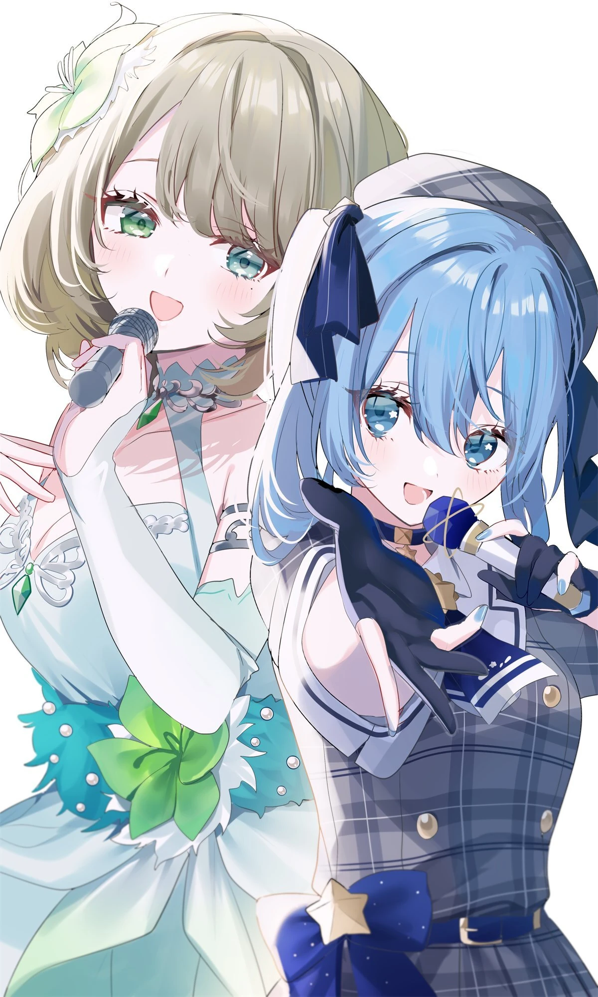 Hoshimachi Suisei x Deresute Illustration<br>by Misumi