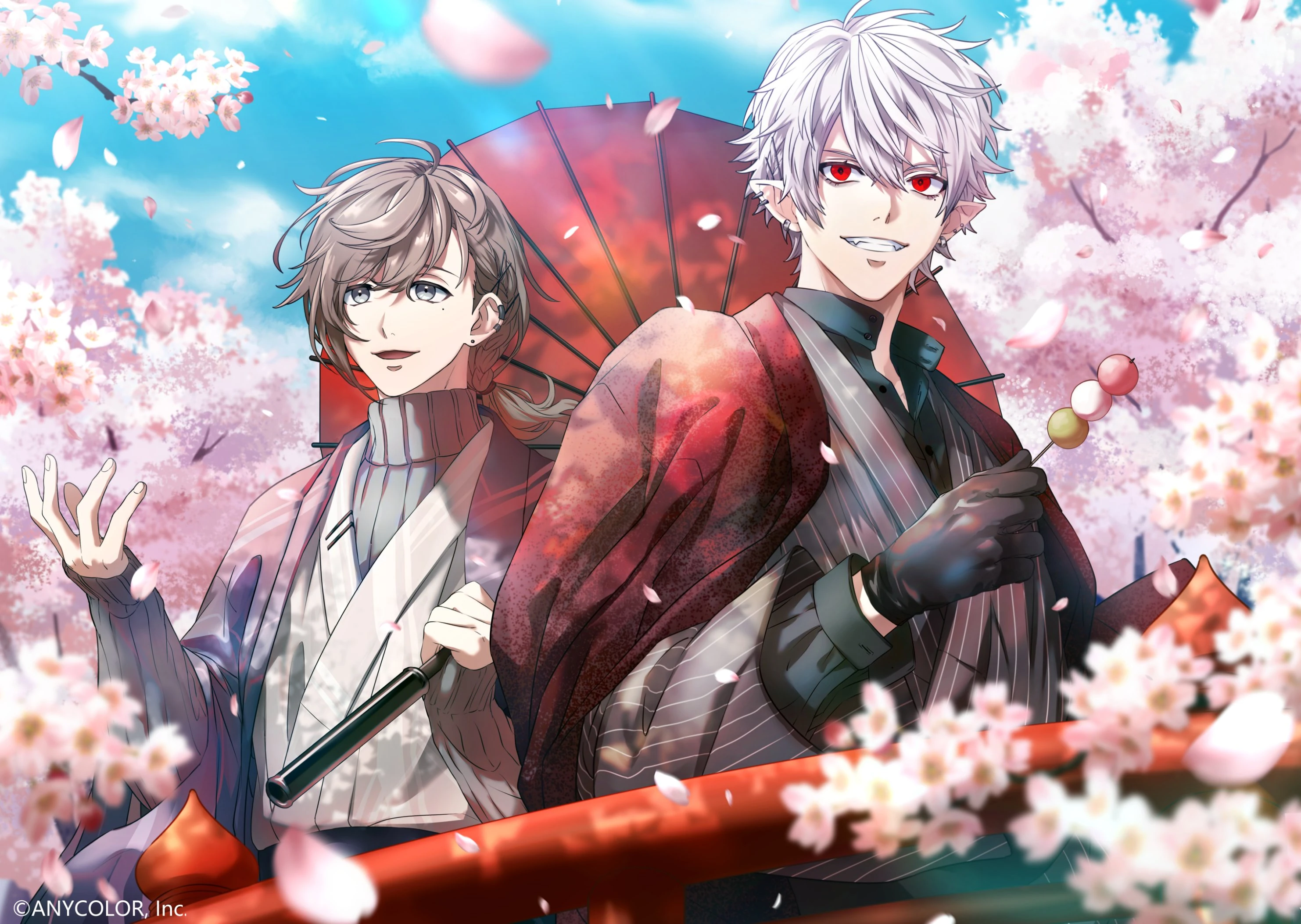 NIJISANJI April Seasonal Voice 2022 Illustration<br>by Kouji Sako