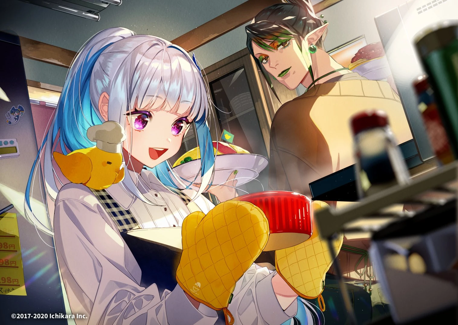 NIJISANJI Cooking Together Voice Illustration<br>by Mowachichi