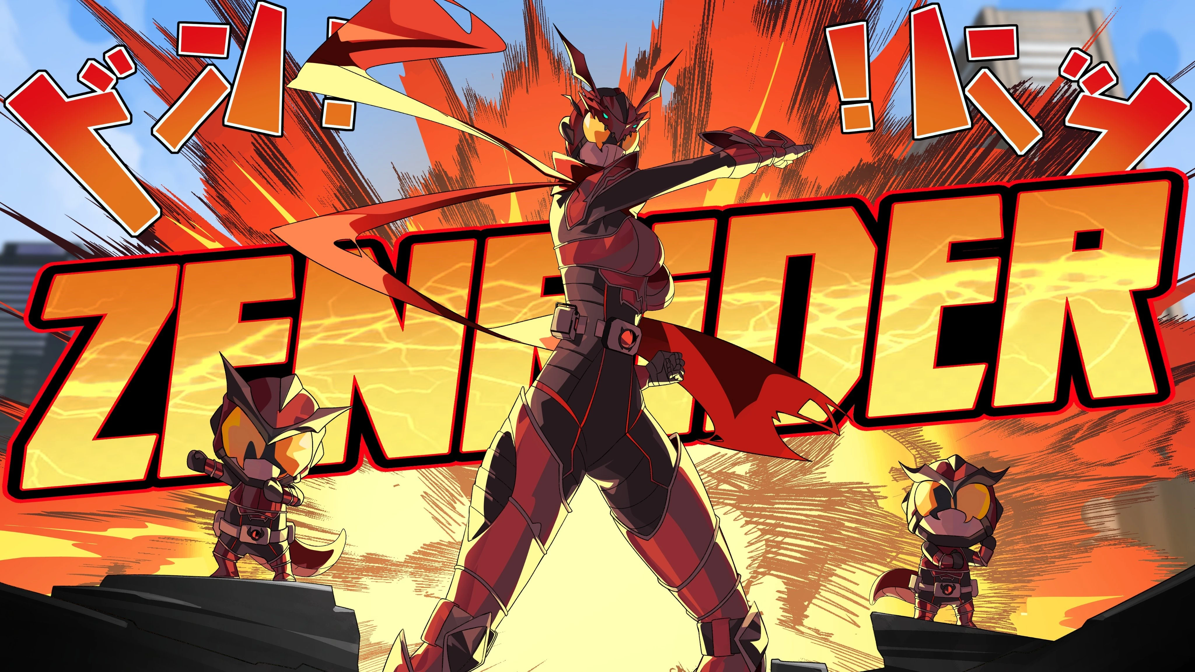 ZenRider Illustration by art by KuroiEnpitsu