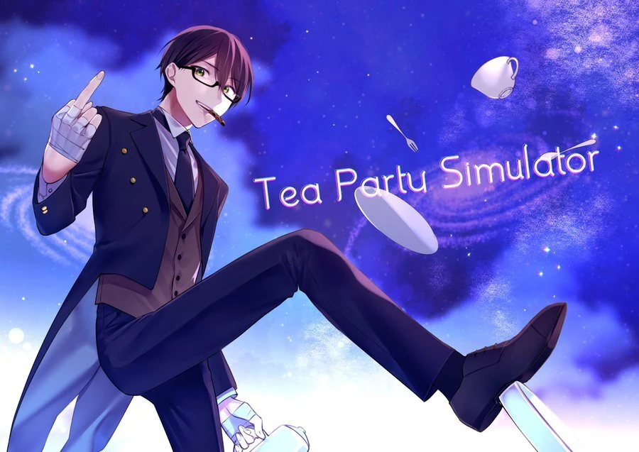Tea Party Simulator Illustration<br>by Kuriyama