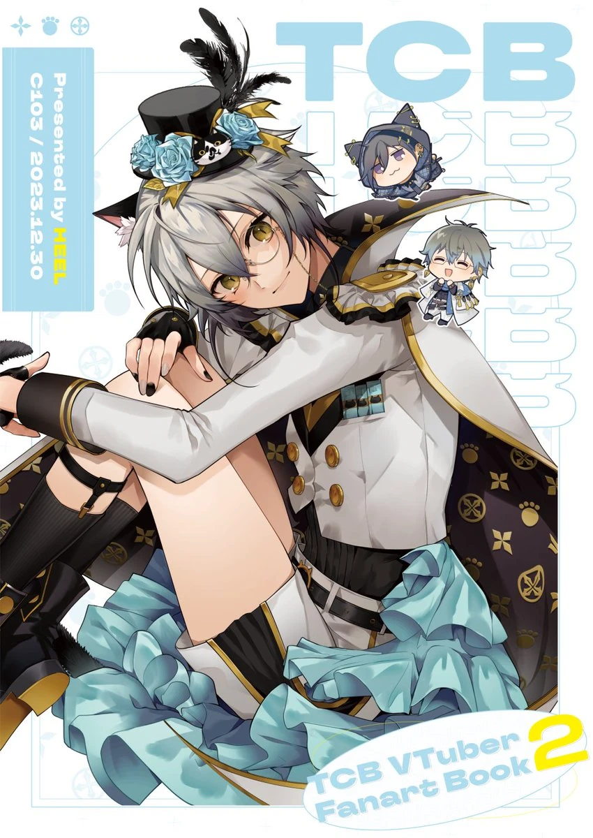 TCB VTuber Fanart Book 2 Cover Illustration<br>by TCB