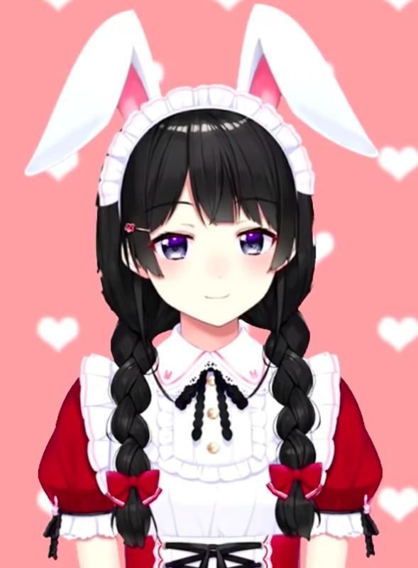 Spring Outfit with braids and rabbit ears