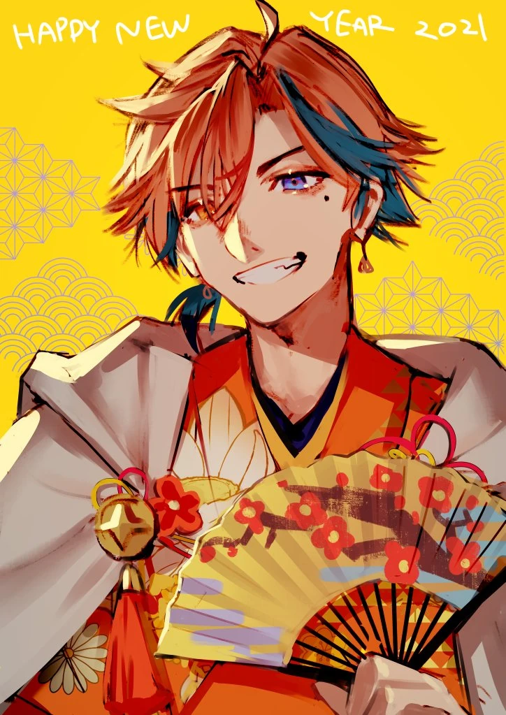 New Year Costume Illustration<br>by Mebaru