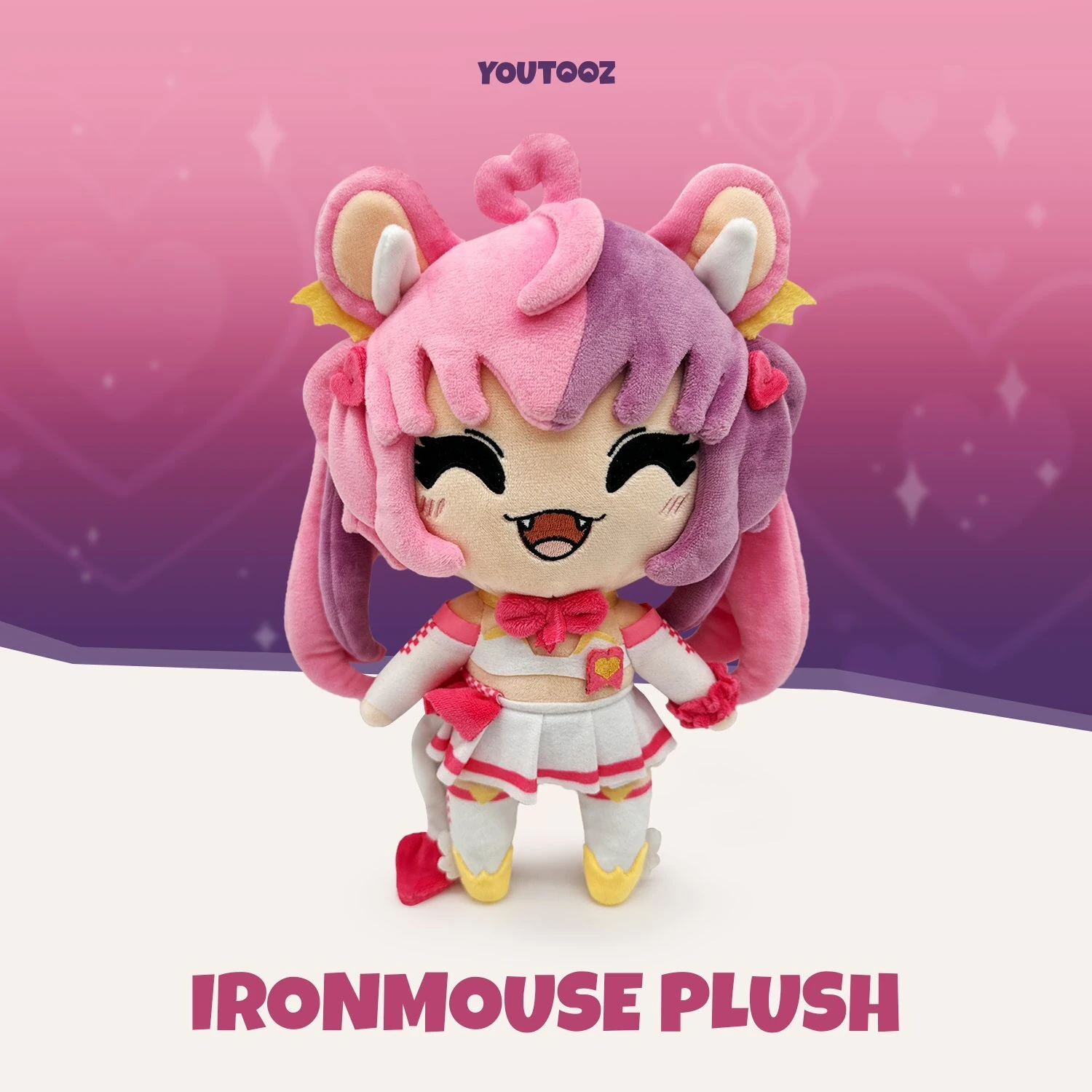 Ironmouse x youtooz Racing Queen Plush