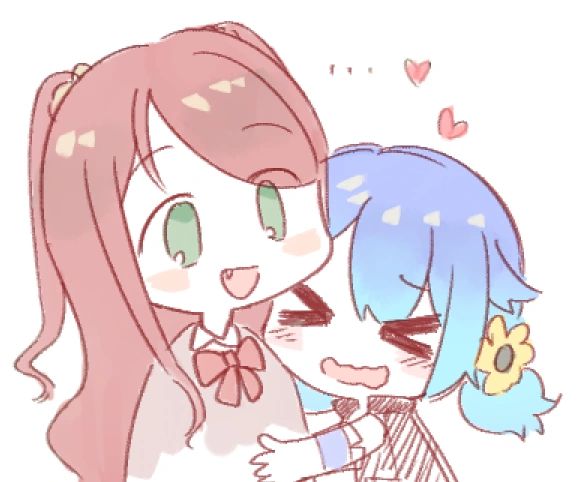 Minamori Hero and Akabane Youko<br>by MONO MON