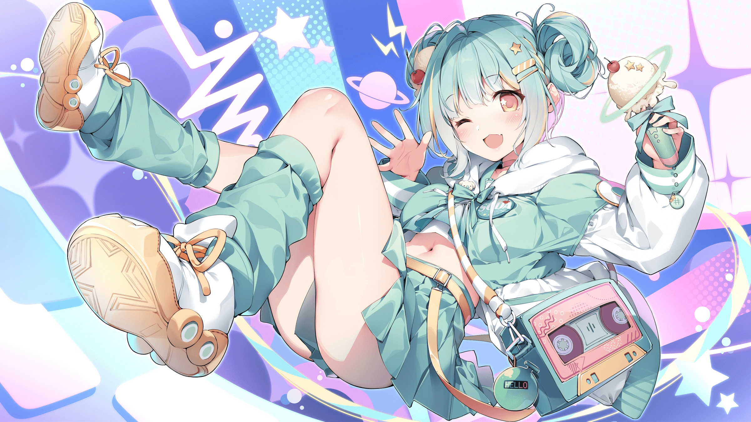 Soda Cosmo Debut Illustration