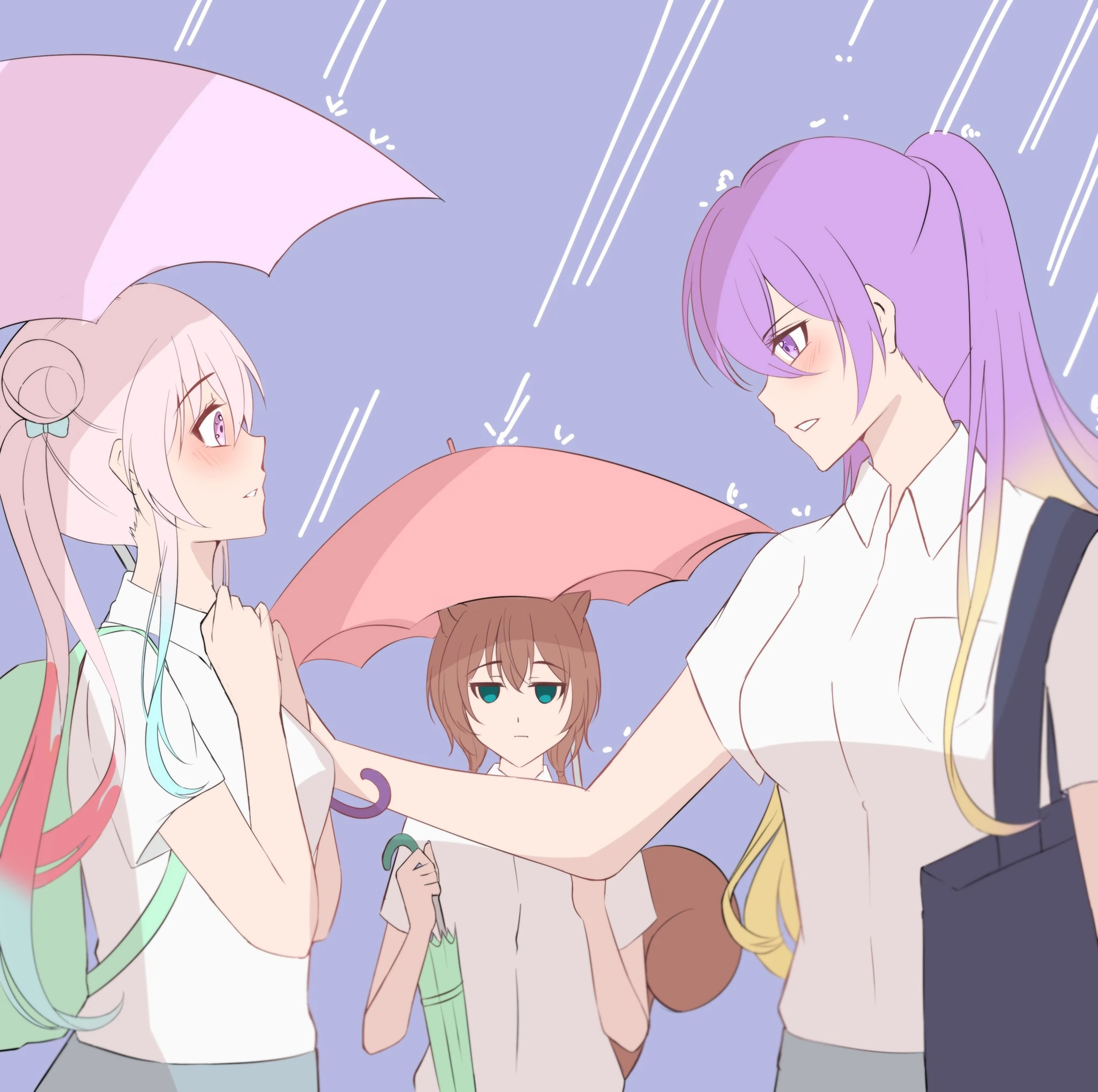 Under the rain