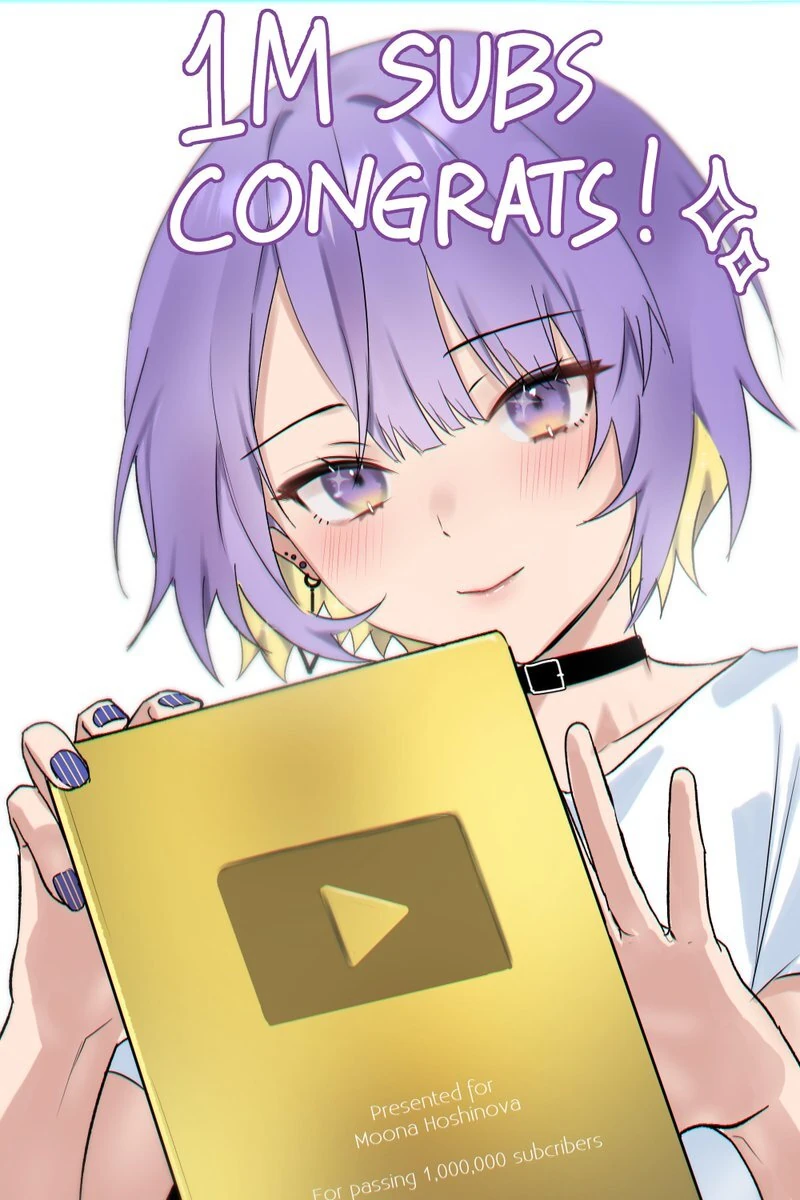 1 Million Subscribers Illustration<br>by Hieh