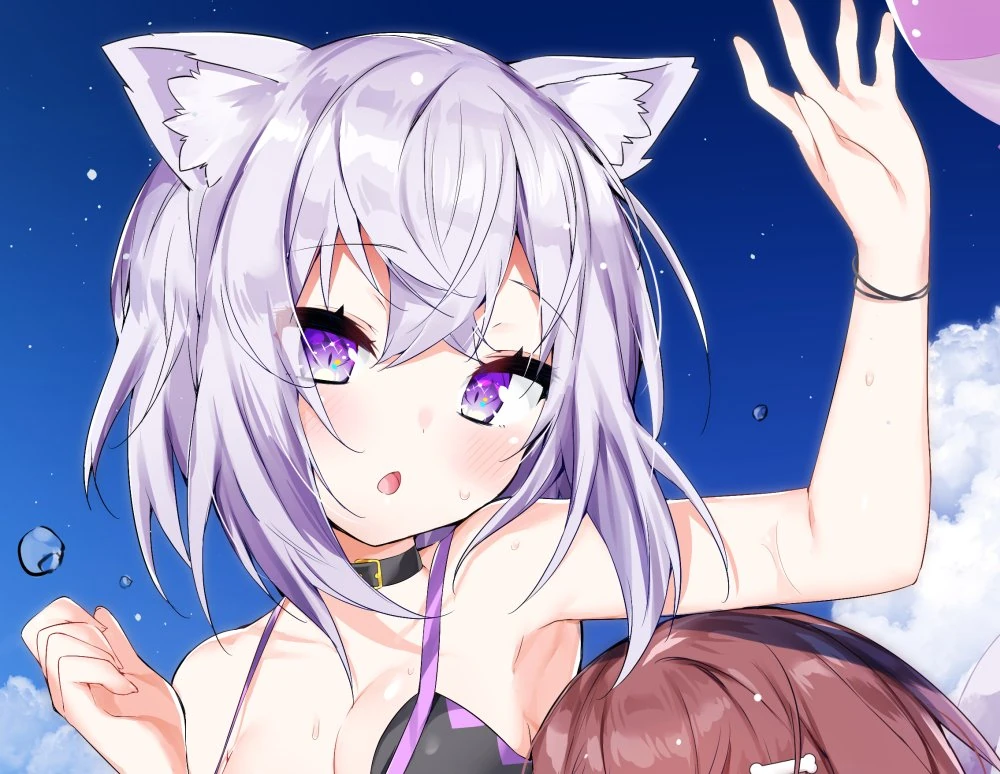 Nekomata Okayu SUMMER SCENES Illustration <br> by Kamioka Chirol
