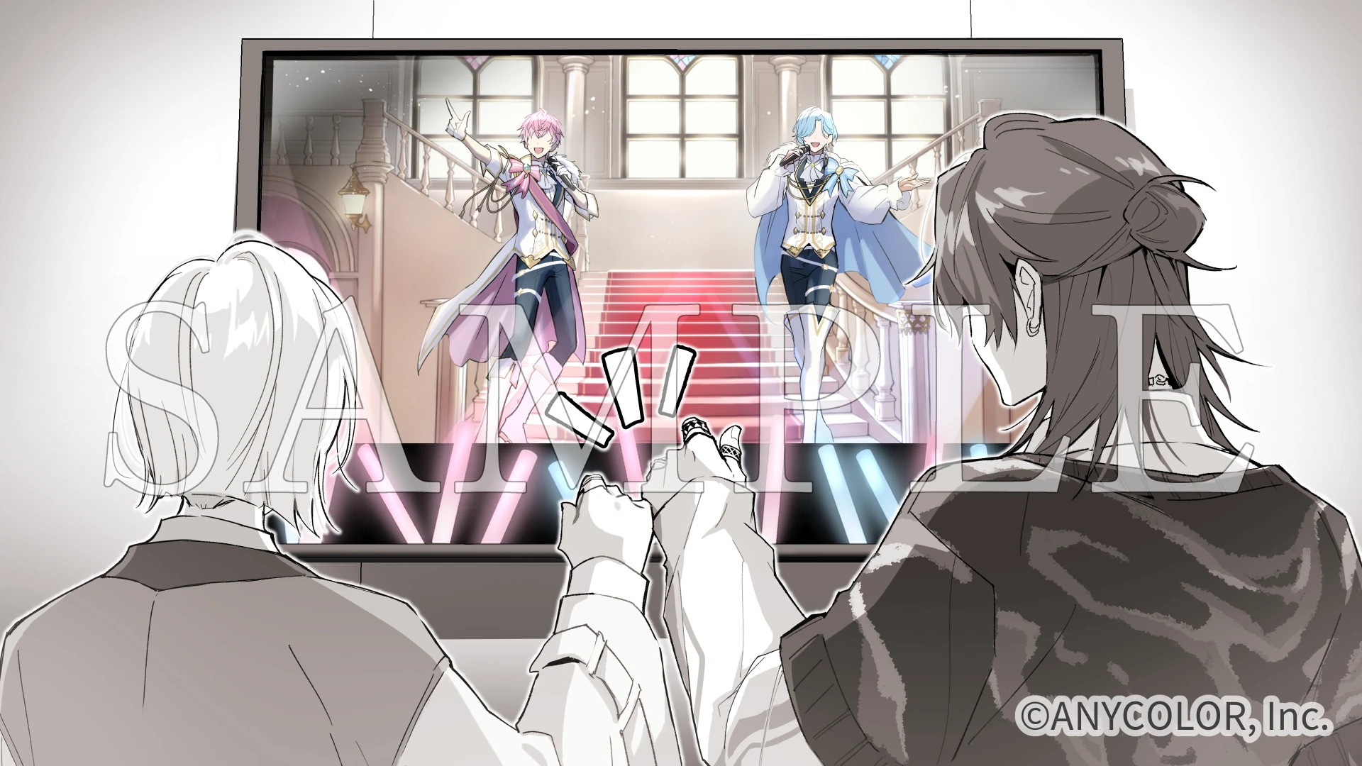 Romeo MV Cover Isumi and Tsubasa Cameo Illustration<br>by Mizuno Marie