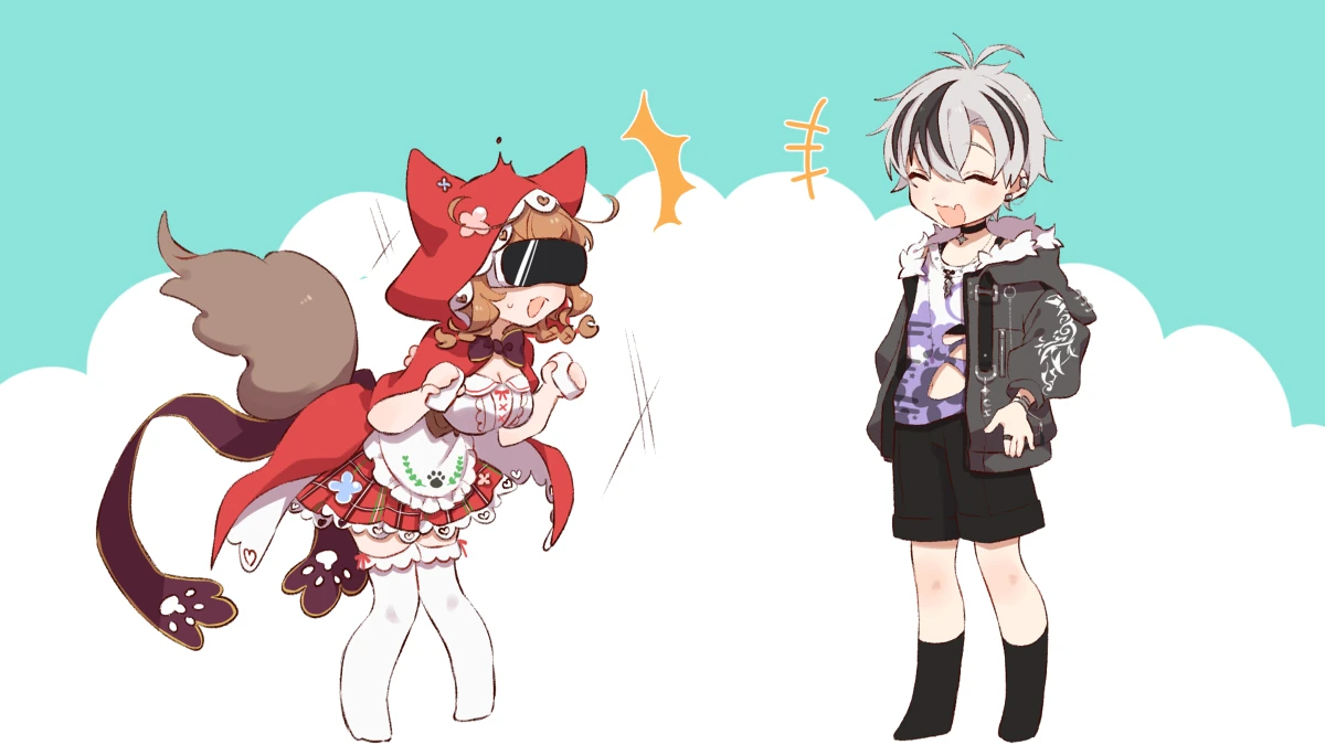 Suzuki Masaru and Warabeda Meiji by Harunpi